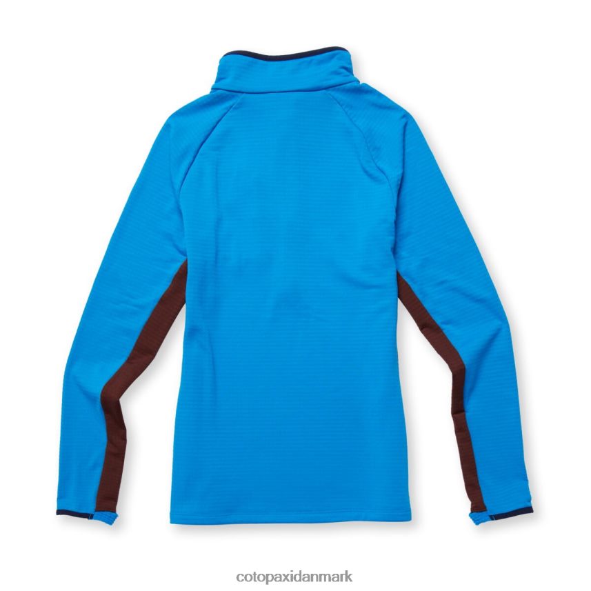 Cotopaxi otero fleece pullover med halv lynlås Kvinder tøj saltvand/kastanje 8FJ28H23